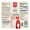 Jarrow Formulas Acetyl L-Carnitine 500mg -- brain health, energy production - Back