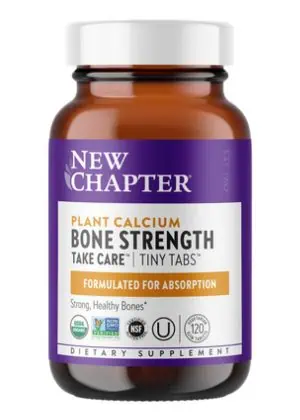 New Chapter Bone Strength Take Care(TM) Tiny Tabs -- plant calcium, bone health 1738395