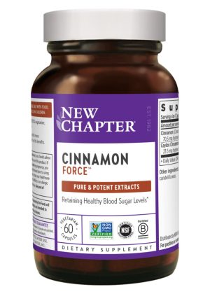 New Chapter Cinnamon Force(TM) -- blood sugar support, whole food supplement