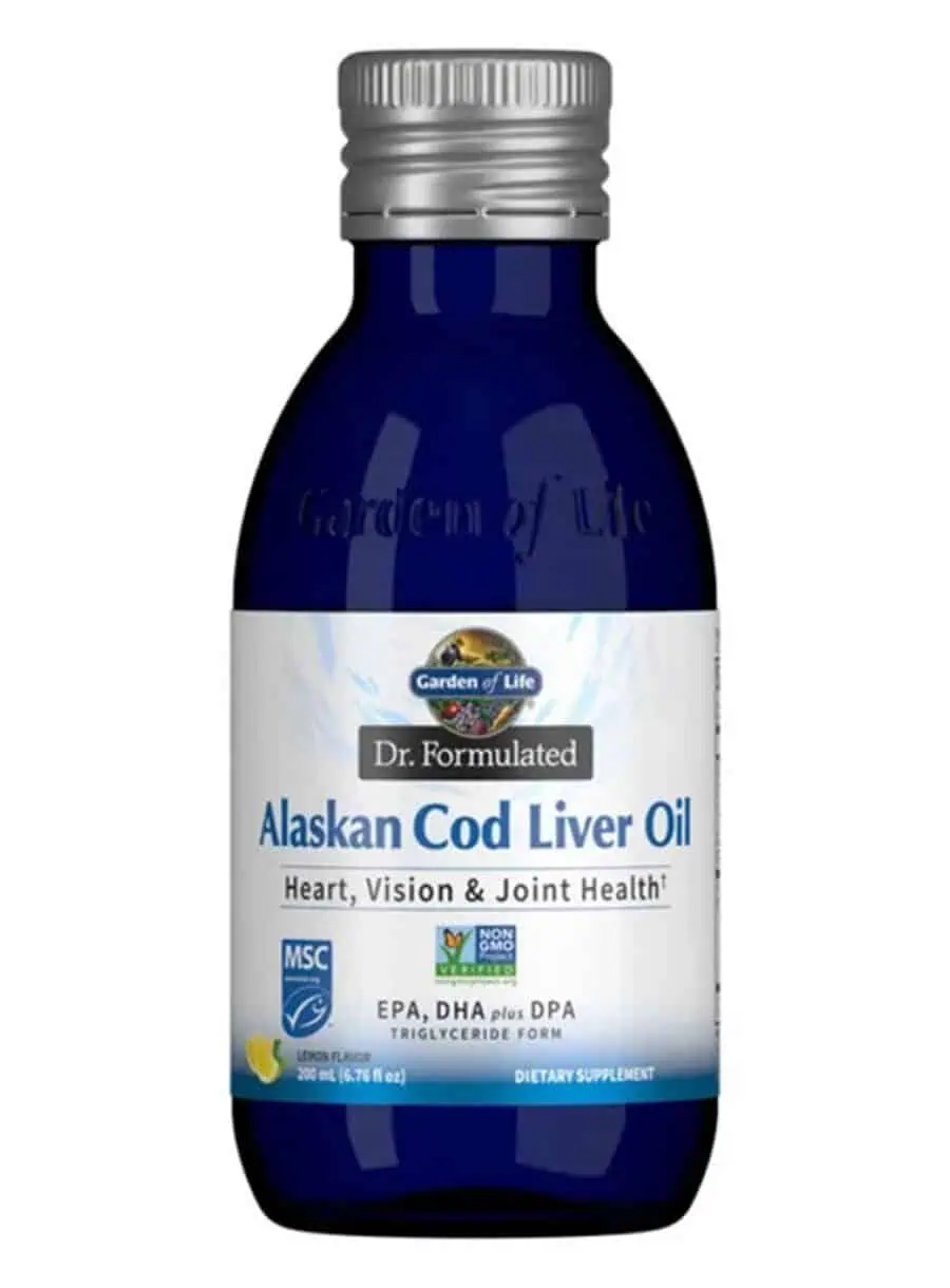 Garden of Life Dr. Formulated Alaskan Cod Liver Oil — omega-3 supplement, heart health