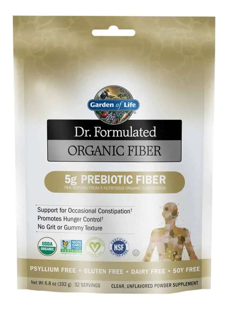 Garden of Life Organic Fiber — Prebiotic Fiber, Digestive Health