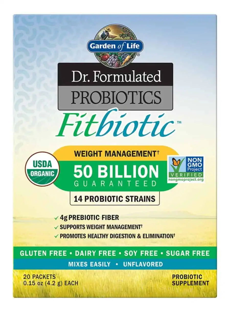 Garden of Life Dr. Formulated PROBIOTICS Fitbiotic -- weight management, probiotics