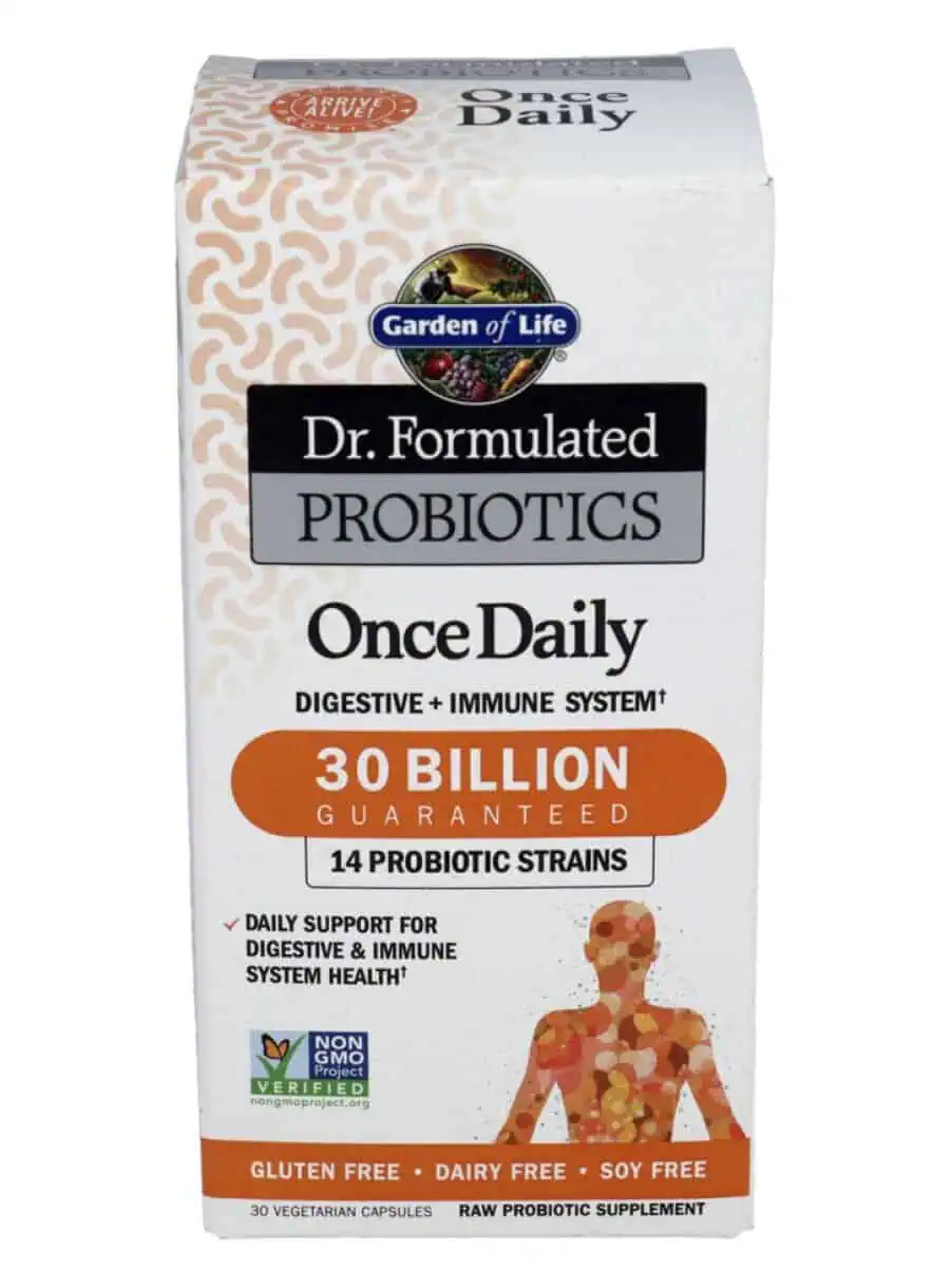 Garden of Life Dr. Formulated Probiotics Once Daily — Probiotic Supplement, Digestive Health