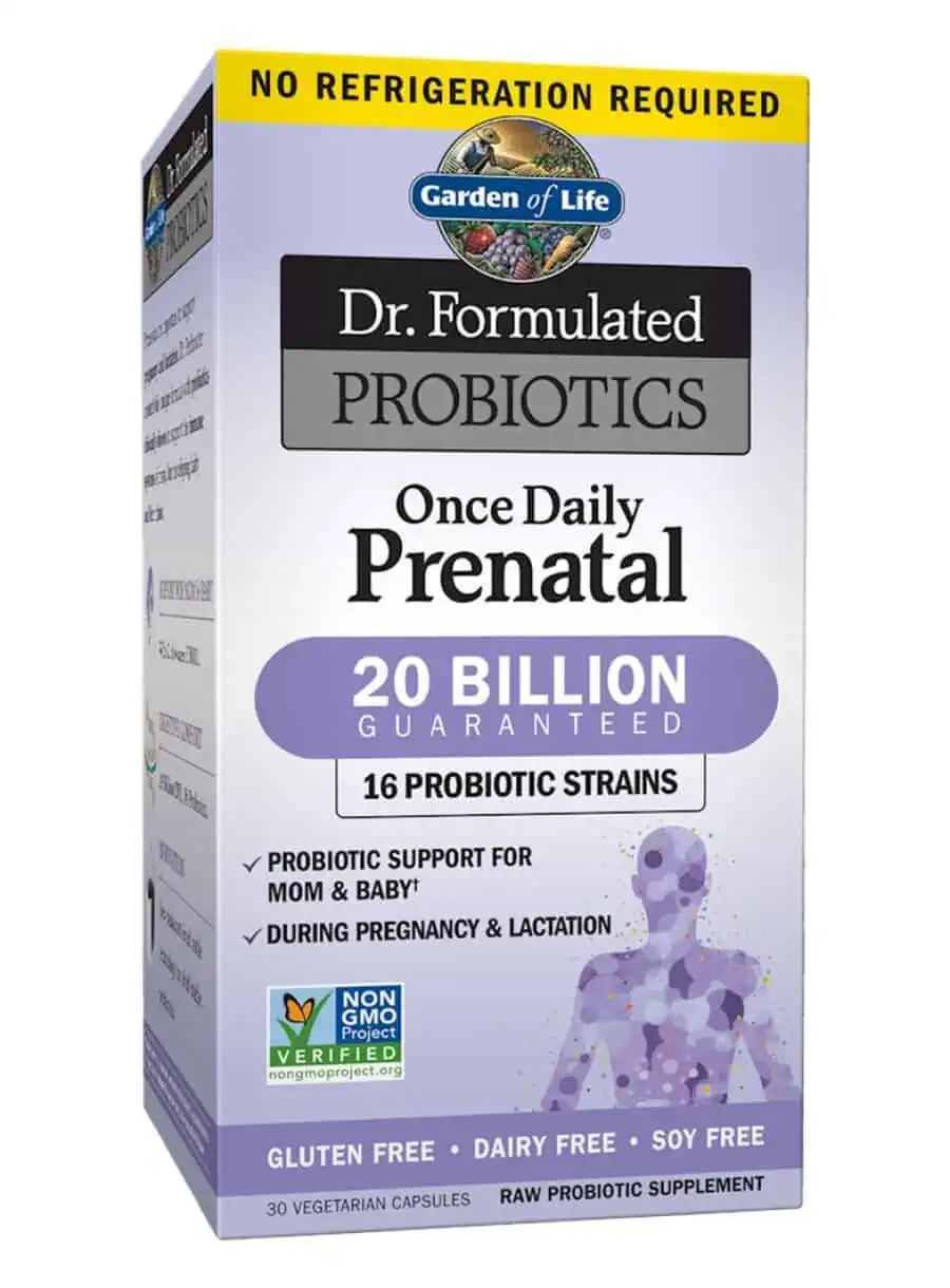 Garden of Life Dr. Formulated Probiotics Prenatal — Probiotic Support for Mom & Baby
