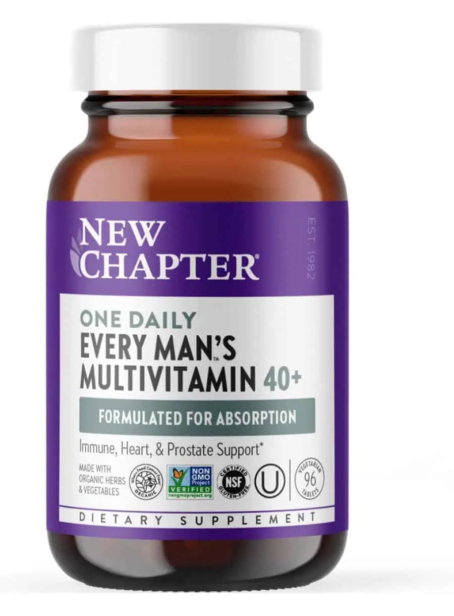 New Chapter Every Man's One Daily 40+ -- multivitamin for men, energy support