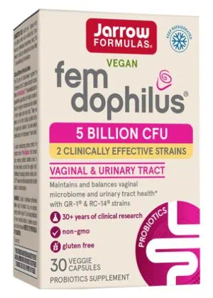 Jarrow Formulas Fem-Dophilus -- probiotic supplement, vaginal health 1738474