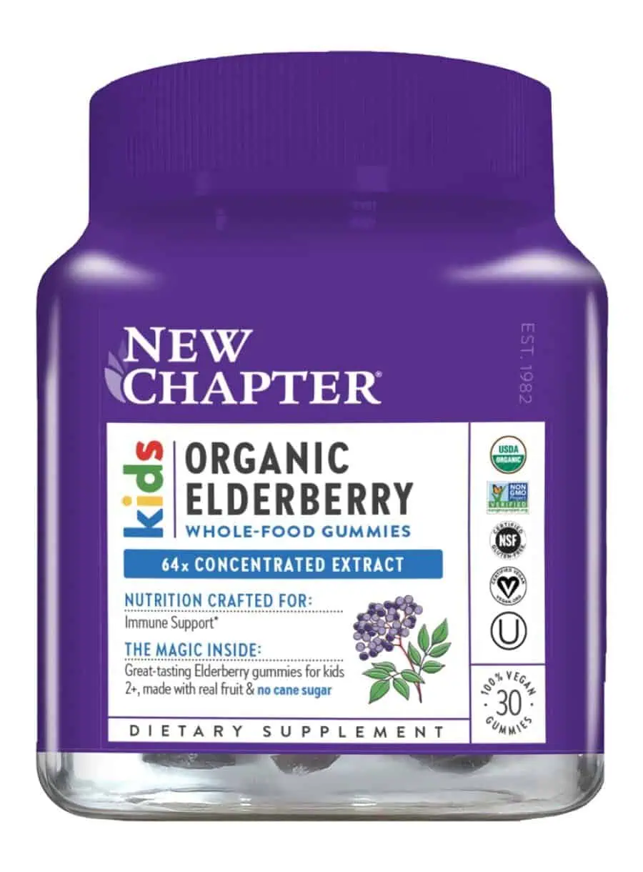 New Chapter Kids Organic Elderberry Gummies -- immune support, kids health