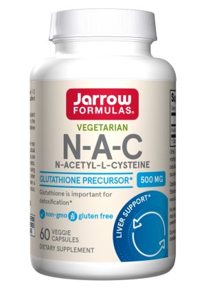 Jarrow Formulas N-A-C (N-Acetyl-L-Cysteine) 500mg -- antioxidant support, liver health