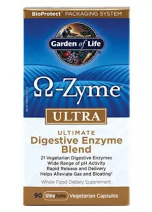Garden of Life Ω-Zyme ULTRA — digestive enzyme blend, gastrointestinal health