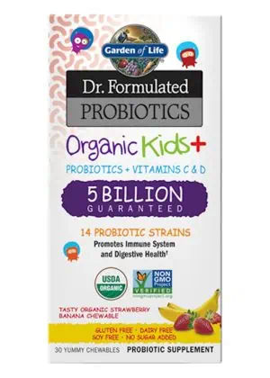 Garden of Life Dr. Formulated Probiotics Organic Kids+ -- kids probiotics, organic probiotics