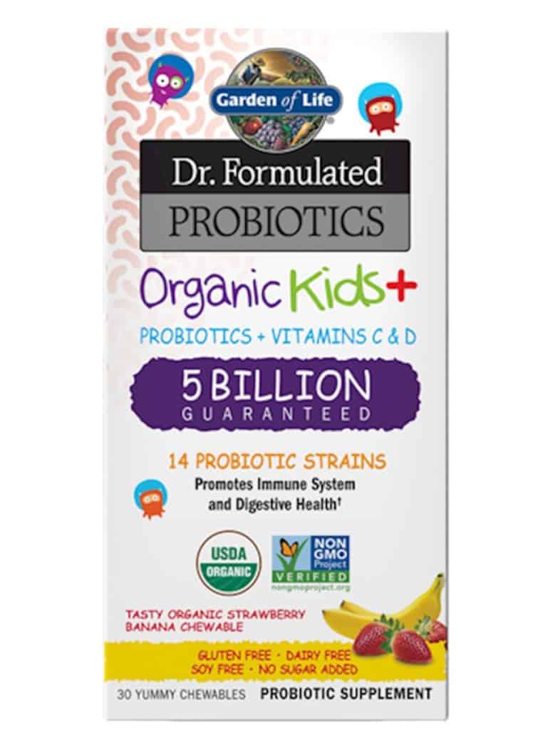 Organic Kids Probiotics Strawberry Banan