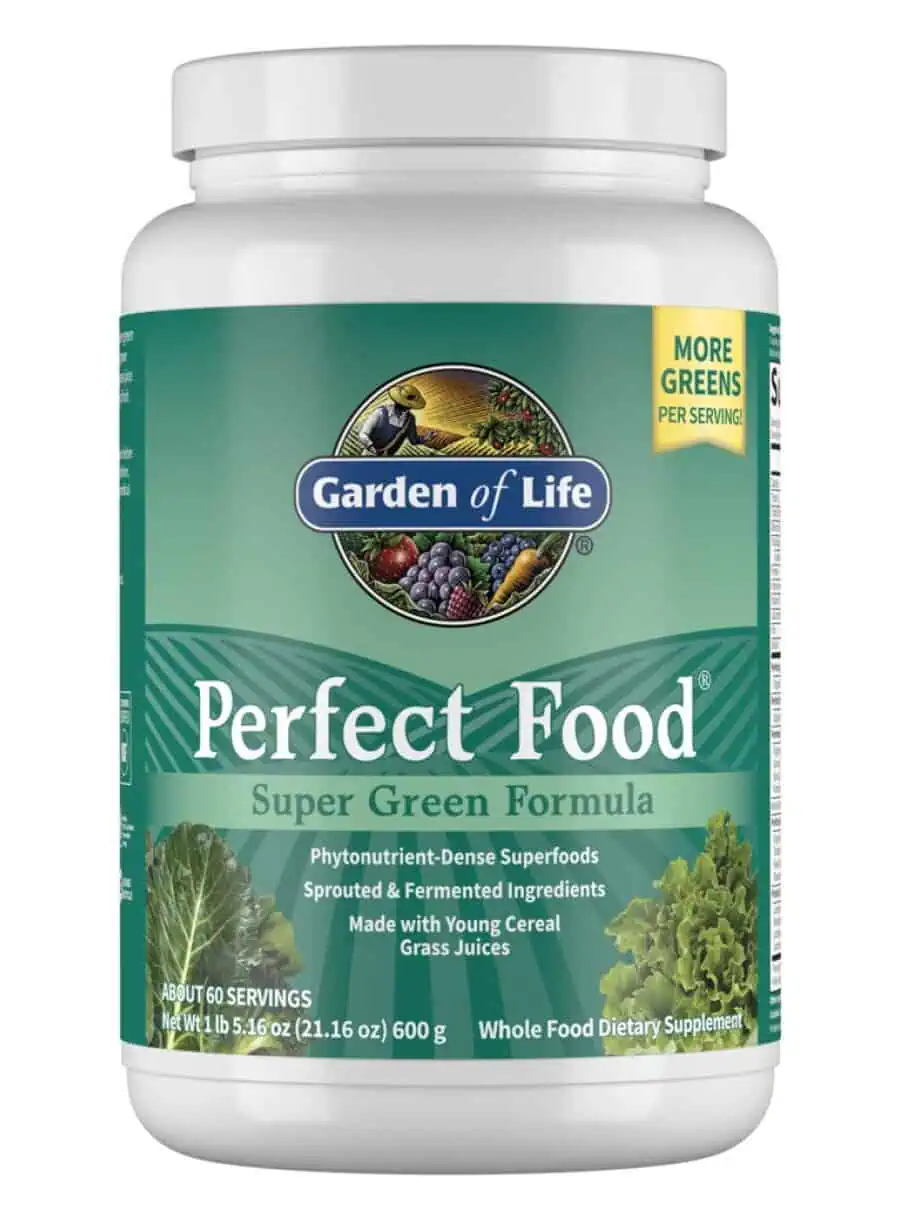 Garden of Life Perfect Food Super Green Formula — Nutrient-dense superfoods, Organic ingredients