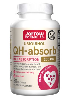 Jarrow Formulas QH-Absorb 200mg -- Ubiquinol supplement, high absorption