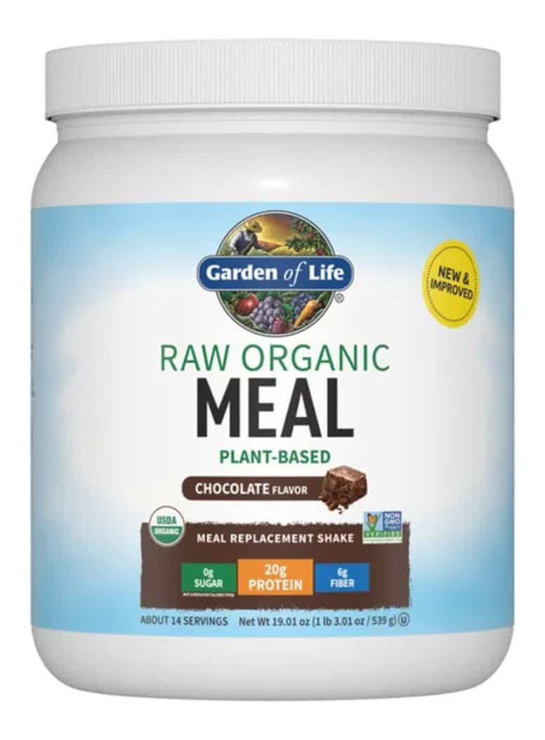 Raw Organic Meal Plant-Based Chocolate Flavor