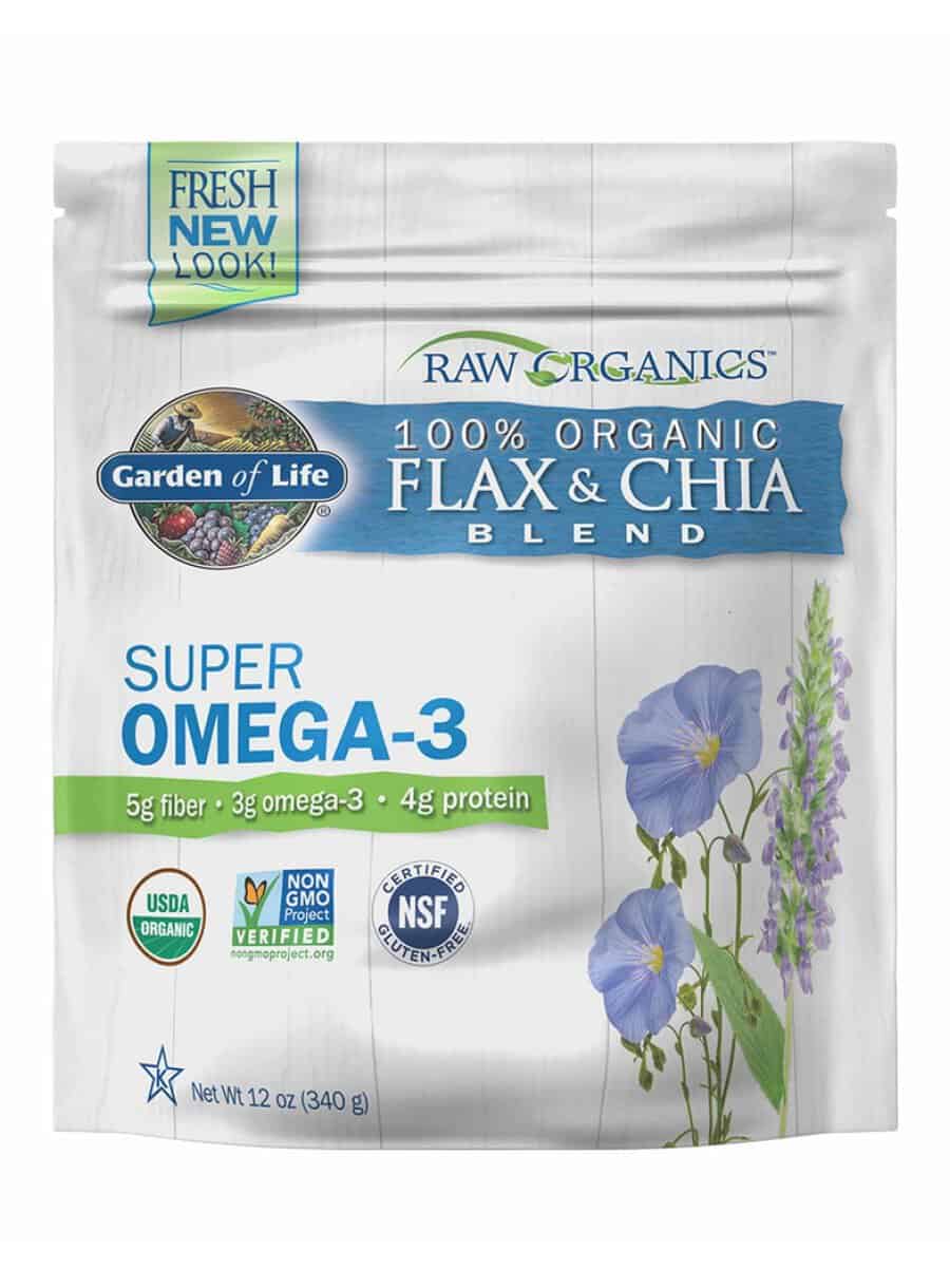 Garden of Life RAW Organics Real Cold Milled Organic Golden Flaxseed & Organic Chia Seed -- organic flaxseed,