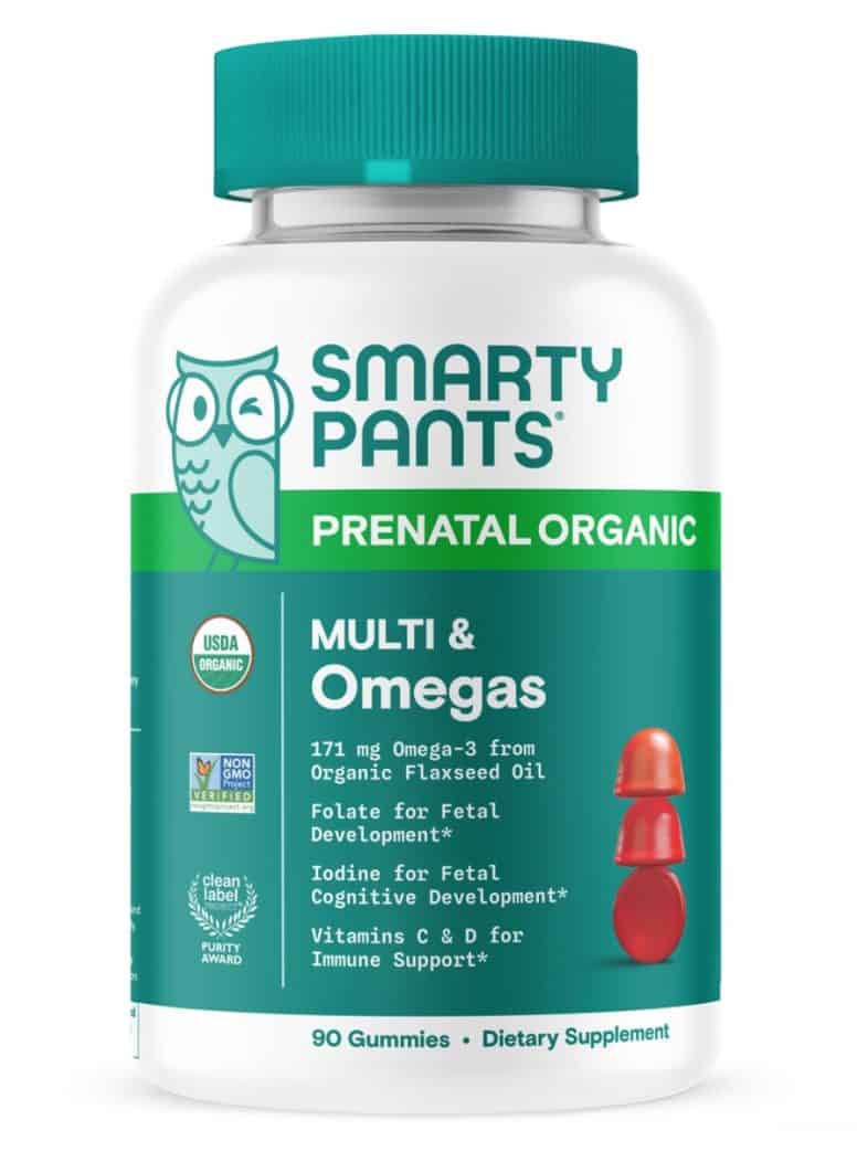 SmartyPants Organic Prenatal plus Multi & Omegas