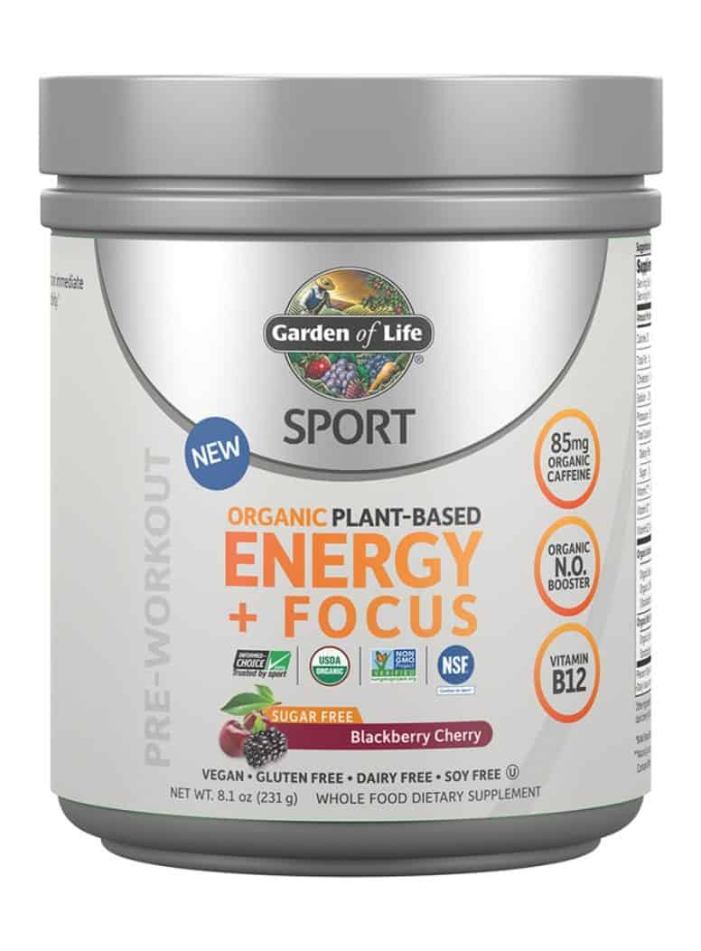 SPORT Organic Energy + Focus SF Blackberry Cherry