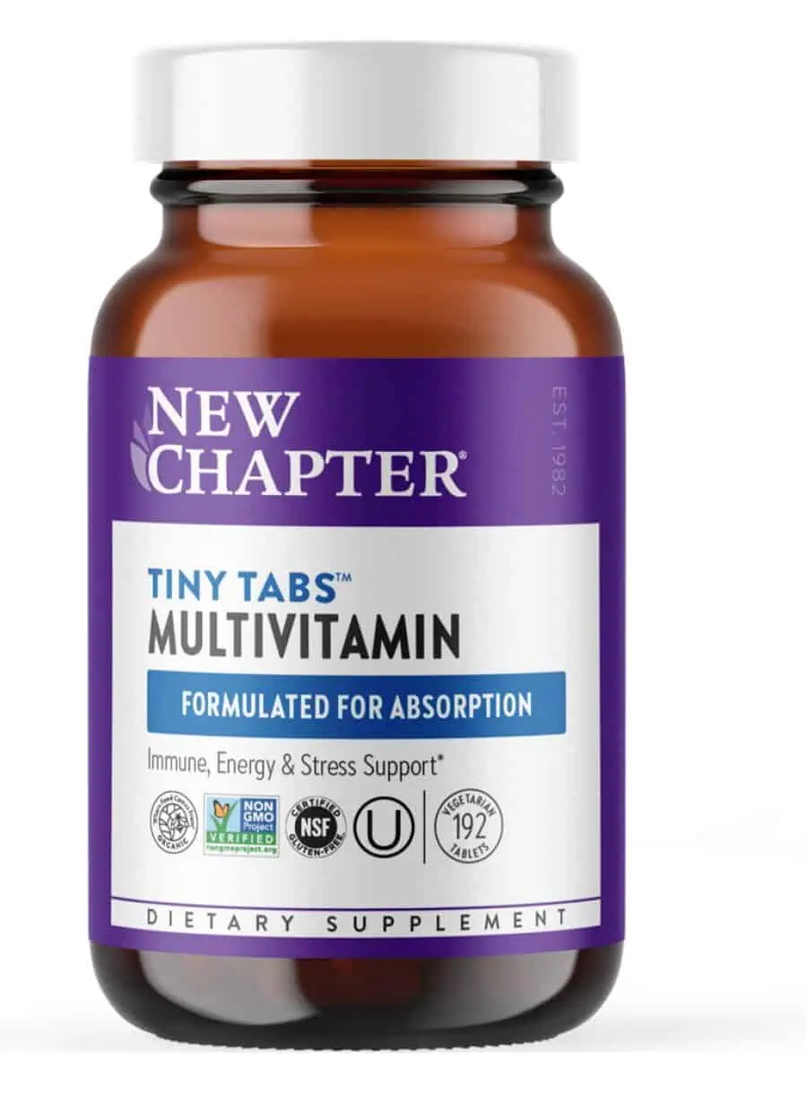 New Chapter Tiny Tabs(TM) Multivitamin -- whole-food multivitamin, easy to swallow