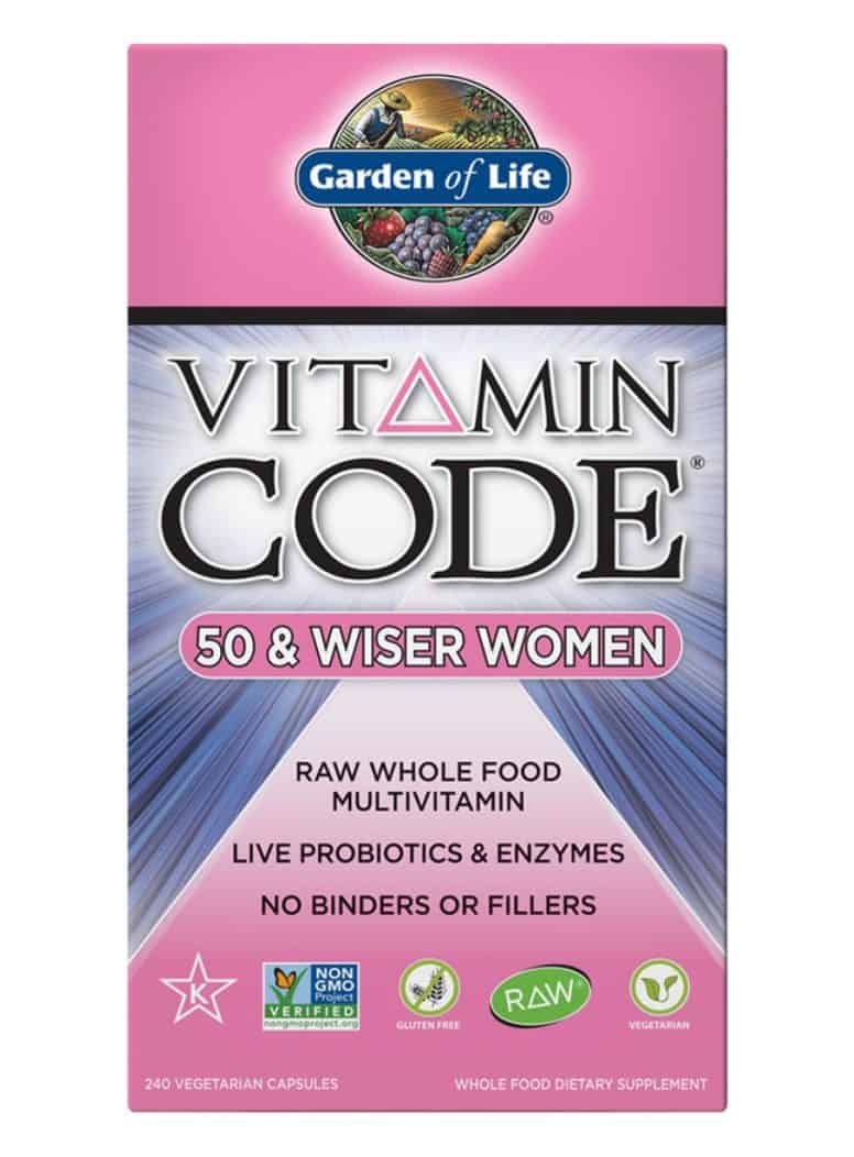 Vitamin Code 50 and Wiser Womens Multi