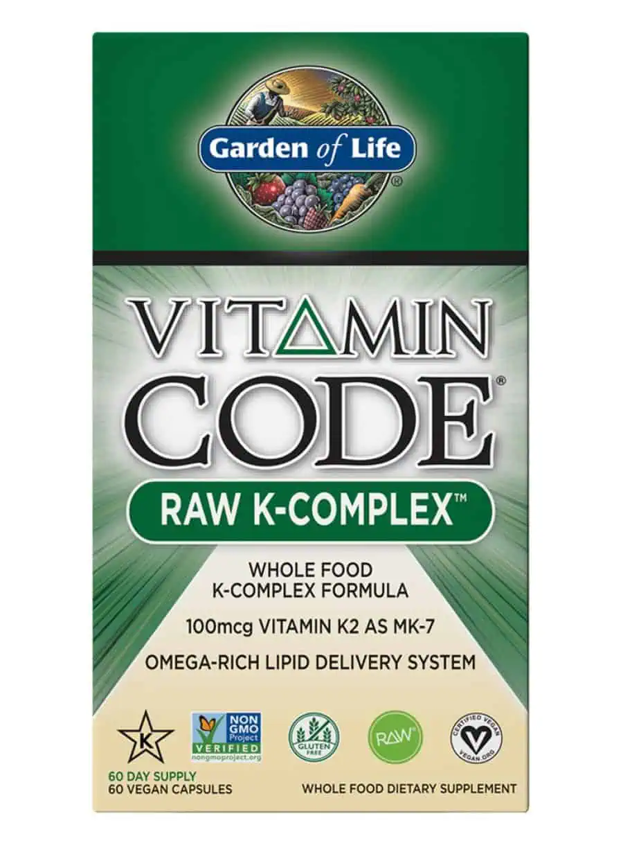 Garden of Life RAW K-Complex — Vitamin K, Bone Health