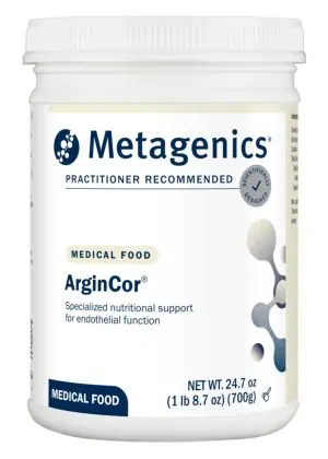 Metagenics ArginCor(R) -- endothelial function support, wound care.