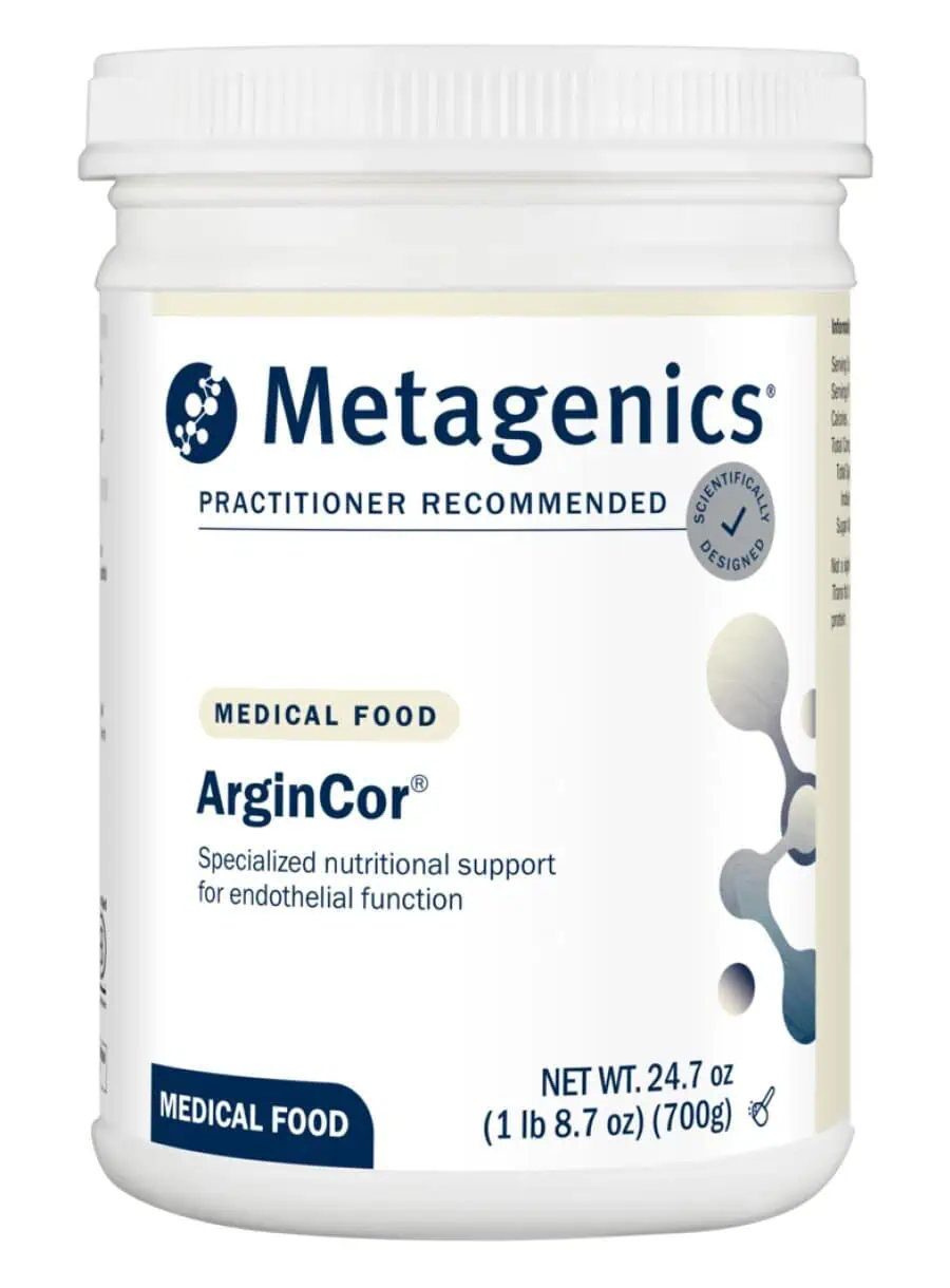 Metagenics ArginCor(R) -- endothelial function support, wound care.