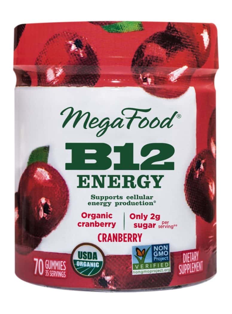 B12 Energy Gummies, Cranberry