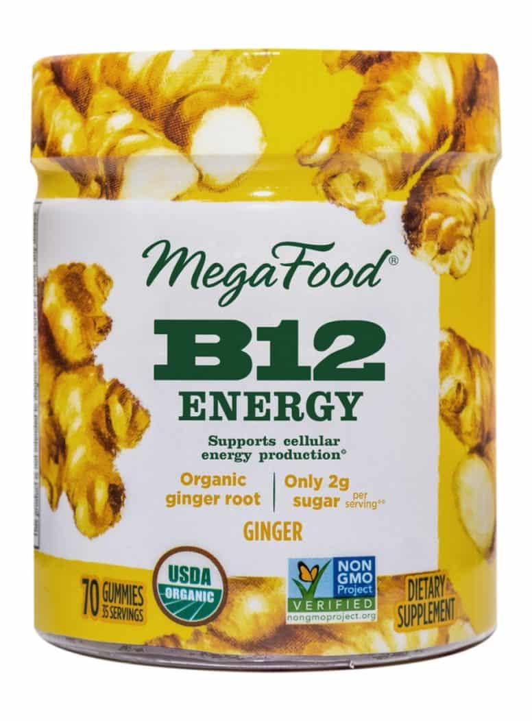 B12 Energy Gummies, Ginger