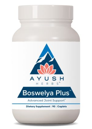 Ayush Herbs Boswelya Plus -- Boswellia extract, joint support.