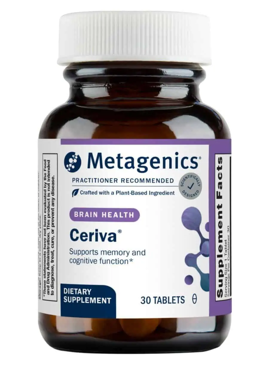Metagenics Ceriva(R) -- cognitive support, memory enhancement.