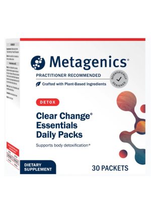 Metagenics Clear Change(R) Daily Essentials -- detox support, nutritional supplements.