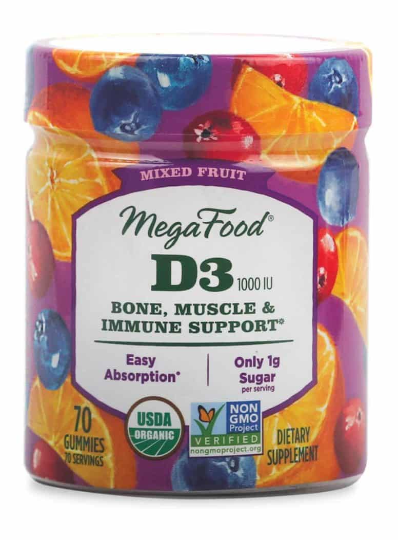 D3 Wellness 1000 IU Gummies, Mixed Fruit