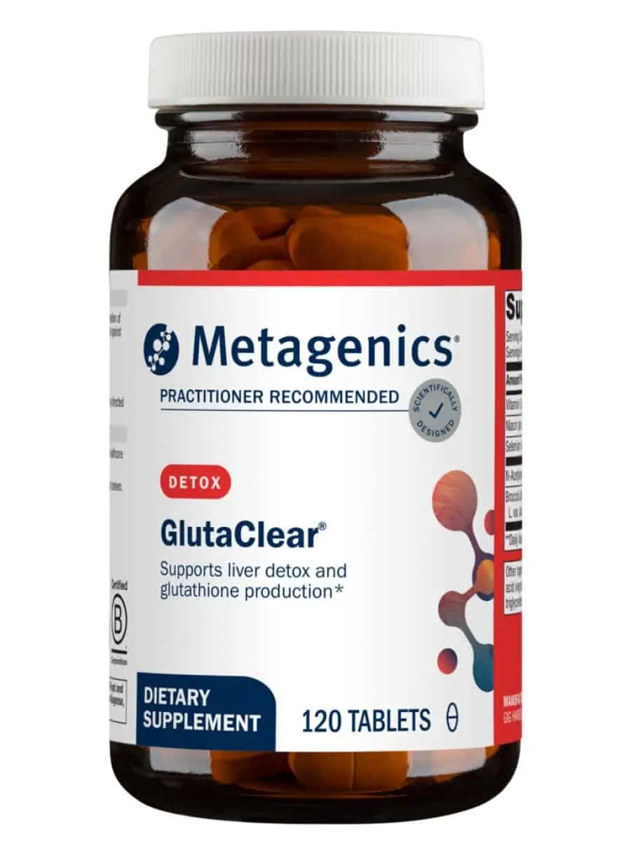 Metagenics GlutaClear(R) -- glutathione support, liver detox.