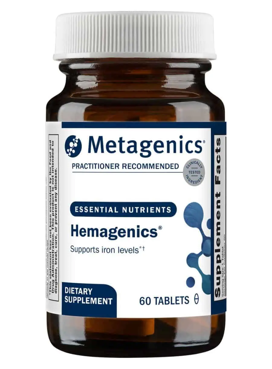 Metagenics Hemagenics(R) -- iron supplement, B vitamins