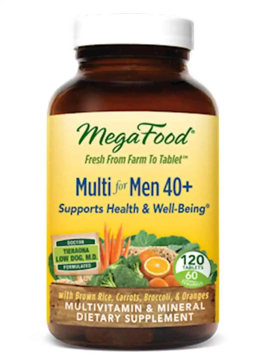 MegaFood Multi for Men 40+ -- multivitamin for men, iron-free formula