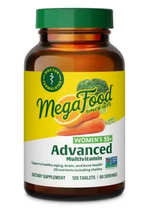 Megafood Multi for Women 55+ -- multivitamin, women's health