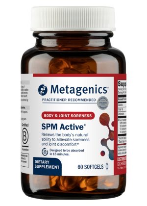 Metagenics SPM Active -- joint support, marine lipid concentrate.