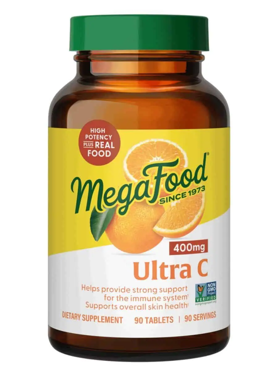 MegaFood Ultra C-400 -- vitamin C supplement, immune support