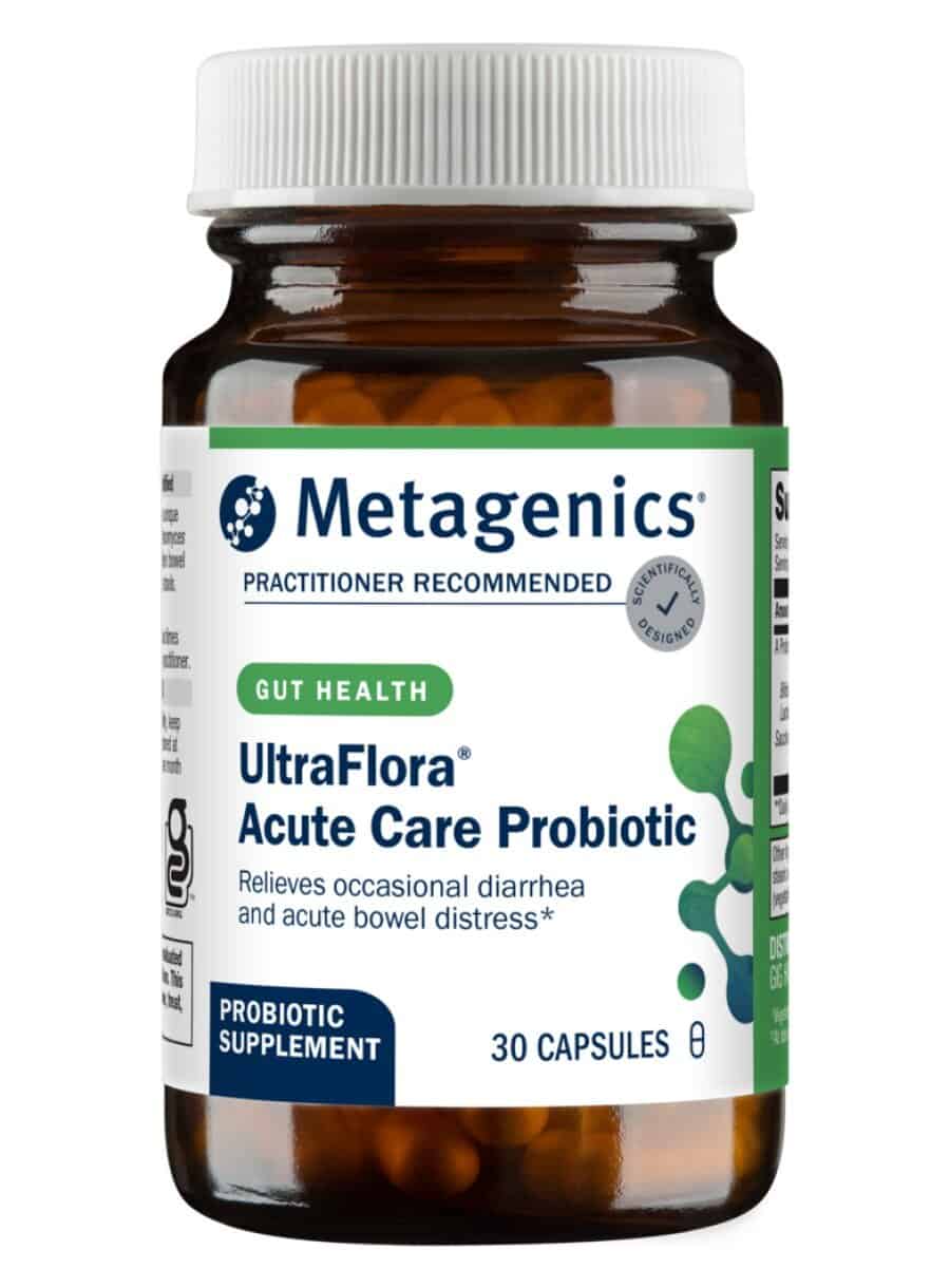 Metagenics UltraFlora(R) Acute Care Probiotic -- probiotic supplement, digestive health.