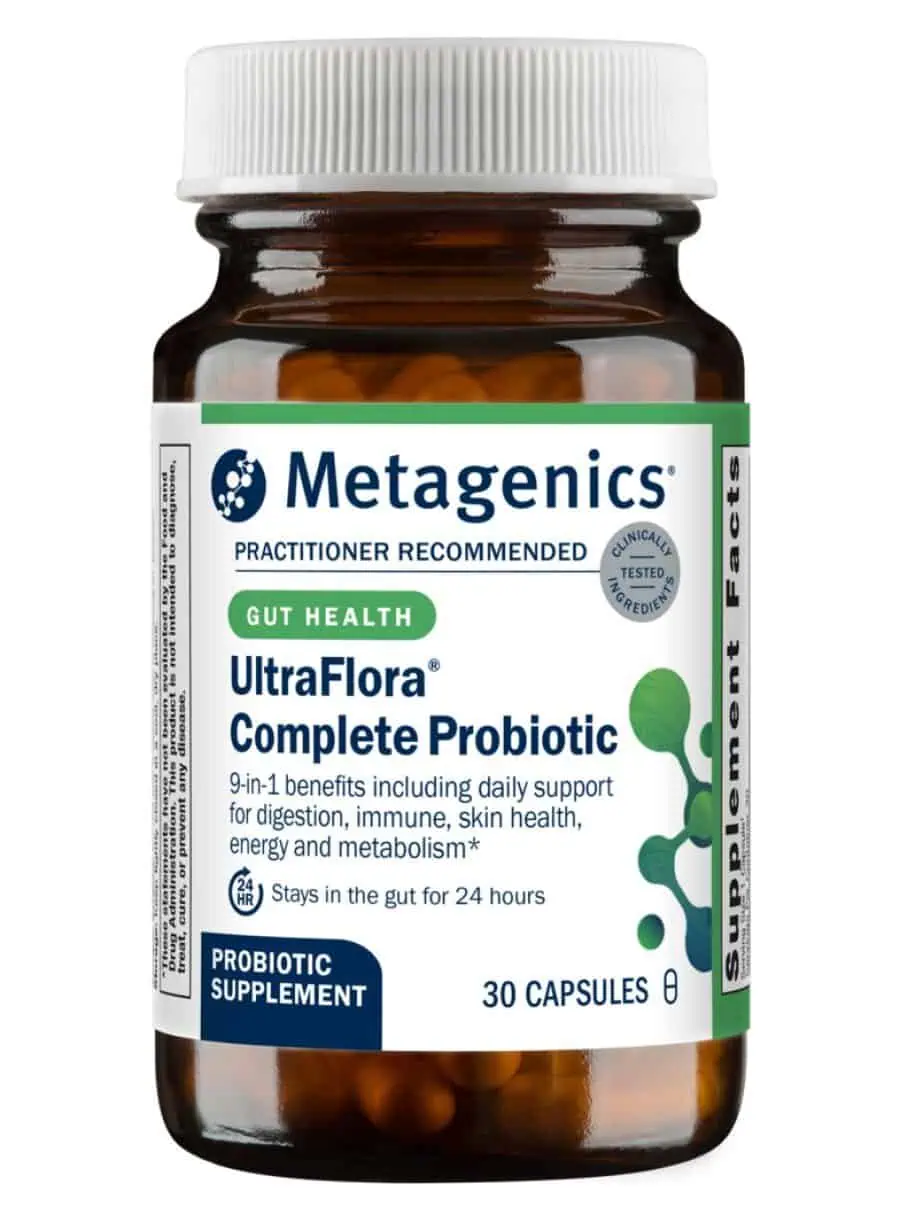 Metagenics UltraFlora(R) Complete Probiotic -- probiotic supplement, digestive health.