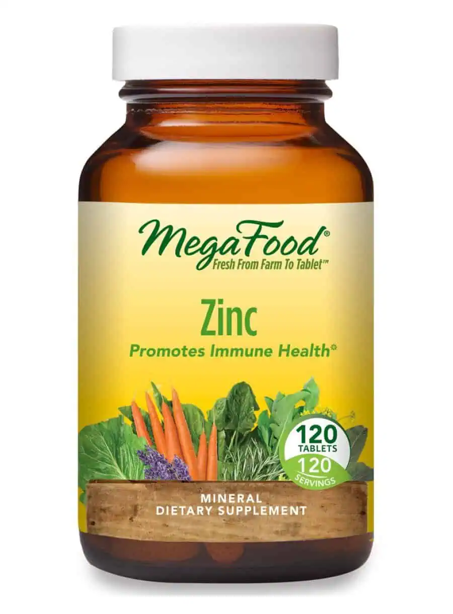 MegaFood Zinc -- immune support, healthy tissue development
