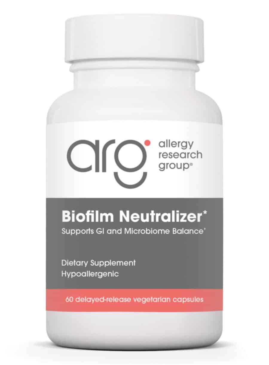 Allergy Research Group Biofilm Neutralizer* with EDTA -- biofilm support, dietary supplement.