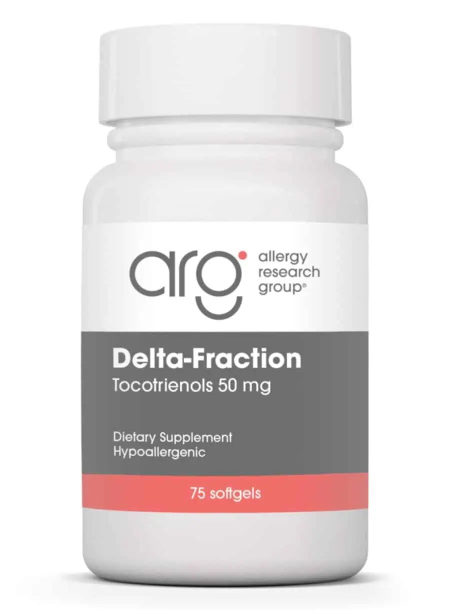 Allergy Research Group Delta-Fraction Tocotrienols 50mg -- tocotrienols, antioxidant support.