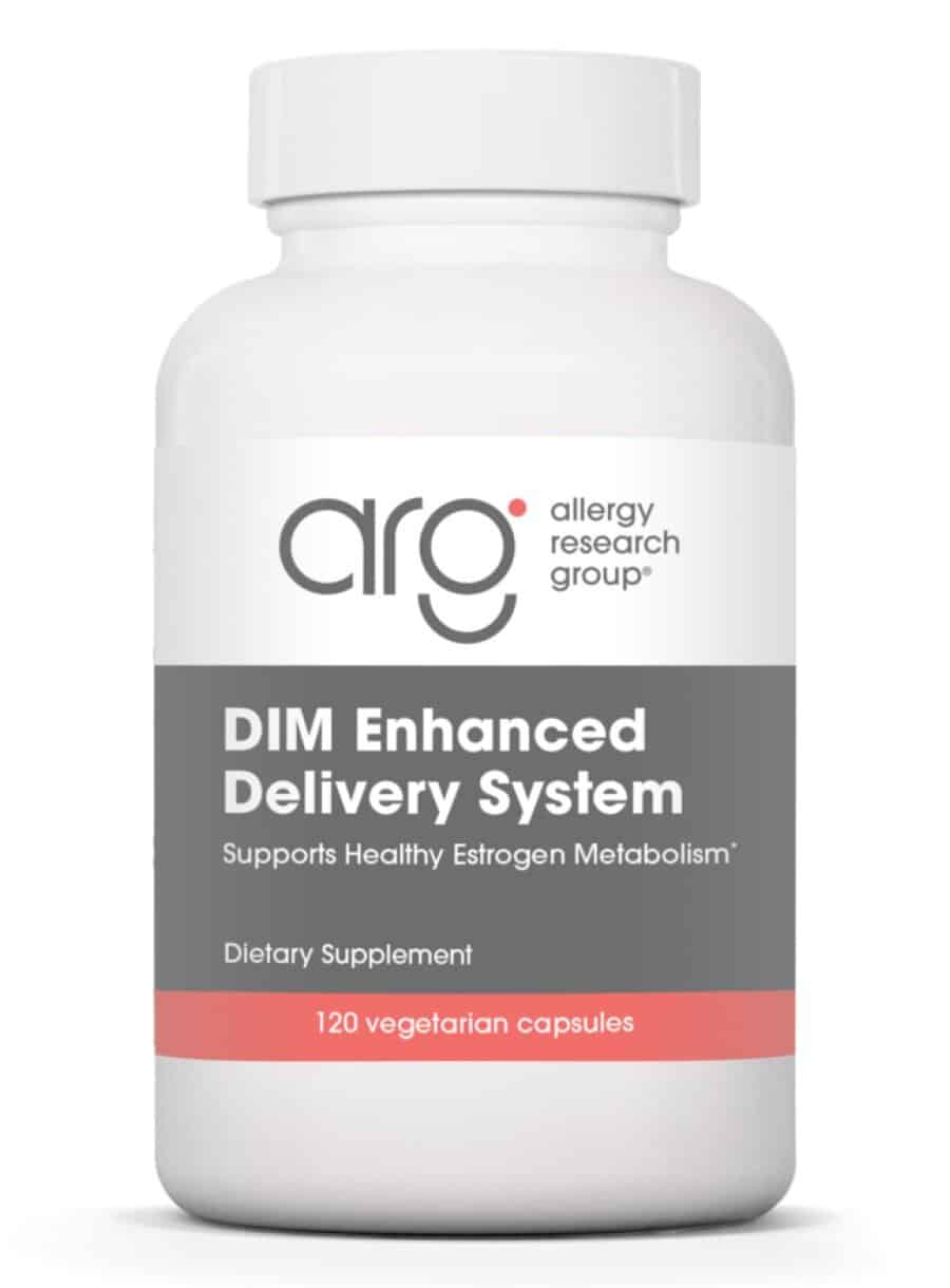 Allergy Research Group DIM Enhanced Delivery System -- estrogen metabolism, hormone balance.
