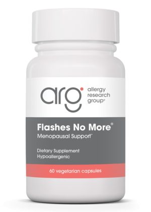 Allergy Research Group Flashes No More Vasomotor -- menopause support, hot flash relief.