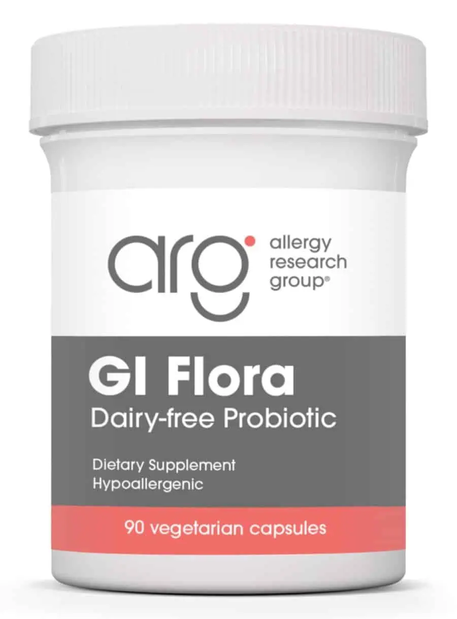 Allergy Research Group GI Flora -- probiotic supplement, gut health.