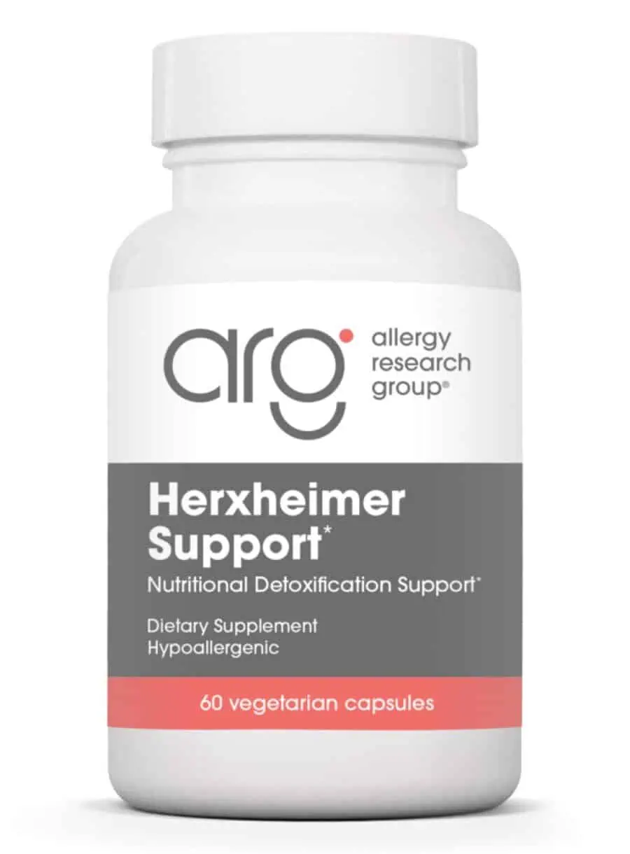 Allergy Research Group Herxheimer Support -- Herxheimer reactions support, turmeric supplement.