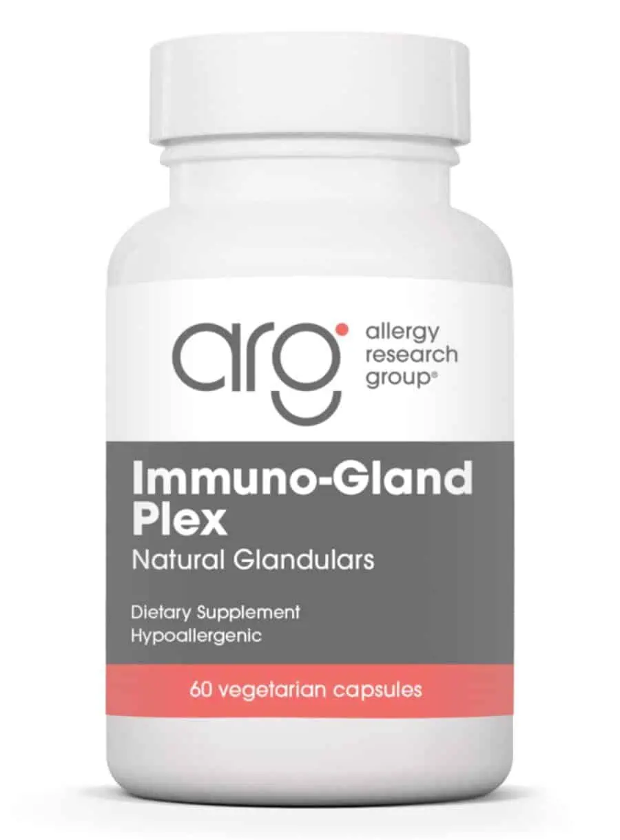 Allergy Research Group Immuno-Gland Plex -- immune support, glandular extracts.