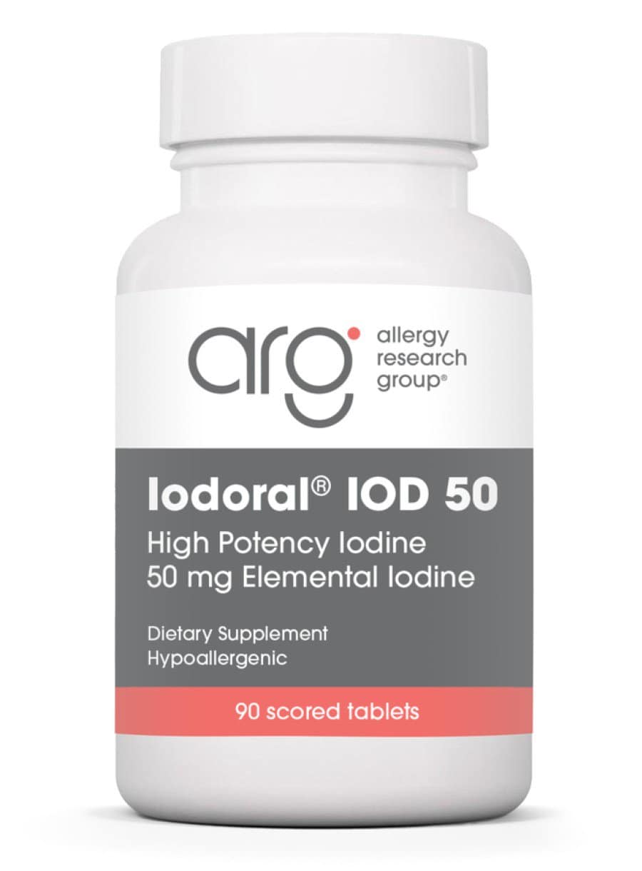 Allergy Research Group Iodoral 50 mg High Potency Iodine -- iodine supplement, thyroid support.