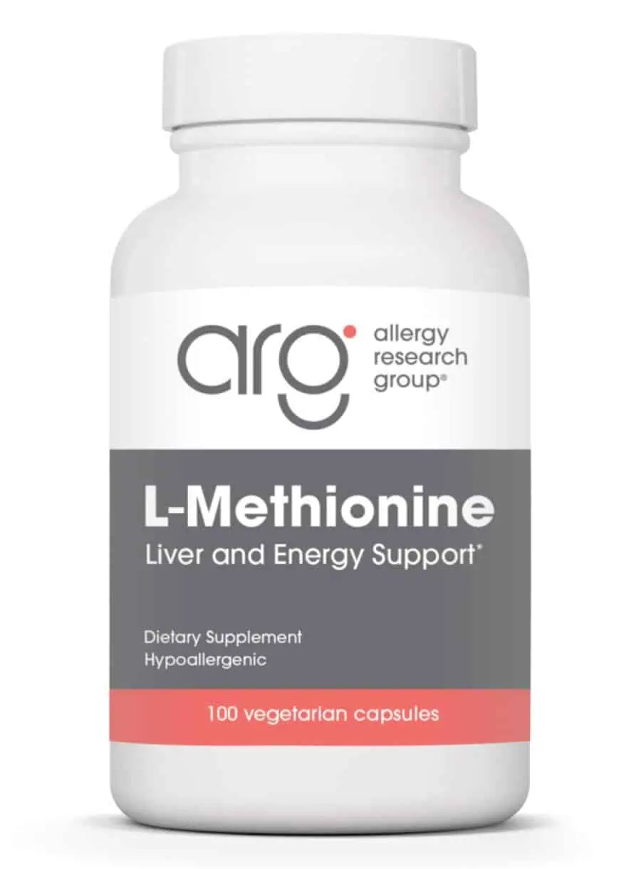 Allergy Research Group L-Methionine -- amino acid supplement, liver support.